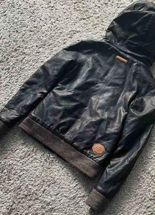 Оригинал.стильная,фирменная,крутая,утепленная куртка-бомбер naketano4 фото