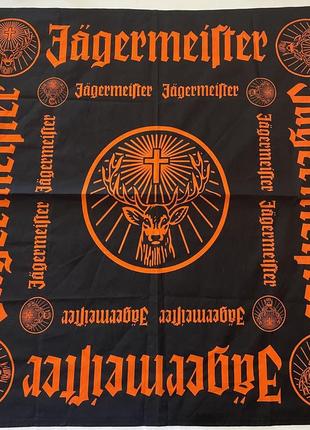 Фирменная оригинальная бандана, косынка jagermeister егермайстер коллекционная