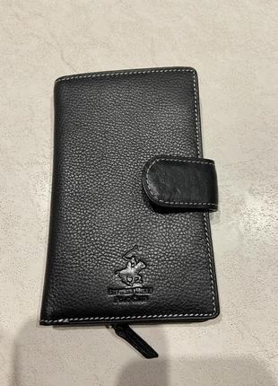 Щкіряний гаманець polo club1 фото