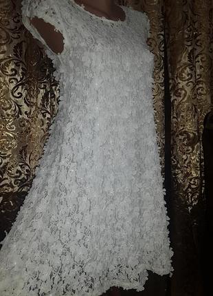 Супер гарна біла сукня 3d 2