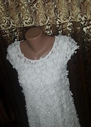 Супер гарна біла сукня 3d 3