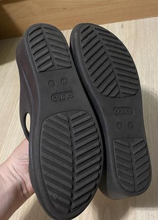 Шльопанці crocs 6 w 37 р.6 фото