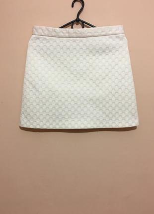 Мягкая юбка topshop spotty foam texture a-line skirt4 фото