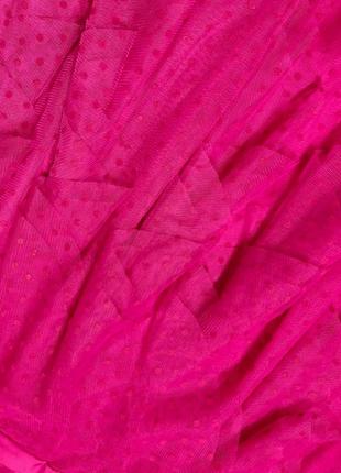 Нарядне святкове пишне плаття рожеве з рюшами 146 см cool club3 фото