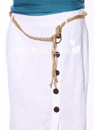 Шикарная льняная юбка-карандаш/спідниця, на подкладке, своя, 48-50