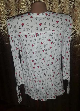 Модна блуза у сердечки3 фото