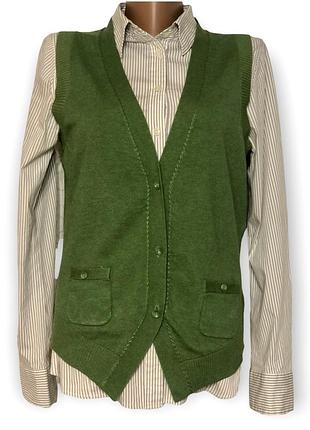 Трикотажная женская жилетка 💚