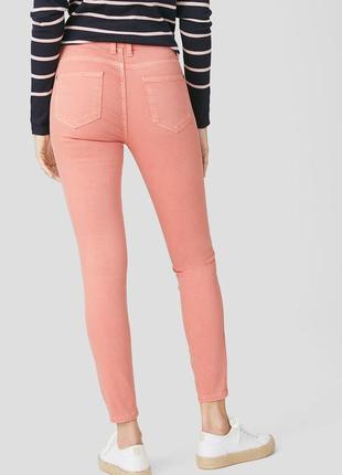 Жіночі джинси однотонні jessica (c&a), розмір m, рожевий2 фото