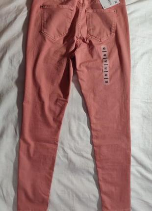 Жіночі однотонні джинси jessica (c&a), розмір m, рожевий9 фото