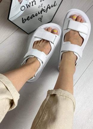 Босоніжки шкіряні з натуральної шкіри босоножки кожаные сандалі сандали3 фото