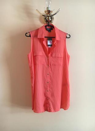 Батал большой размер новая легкая шифоновая блуза блузка блузочка рубашка рубашечка