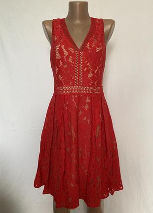 Красивое красное платье 👗