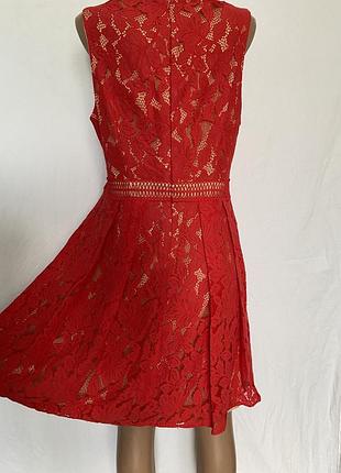 Красивое красное платье 👗 4