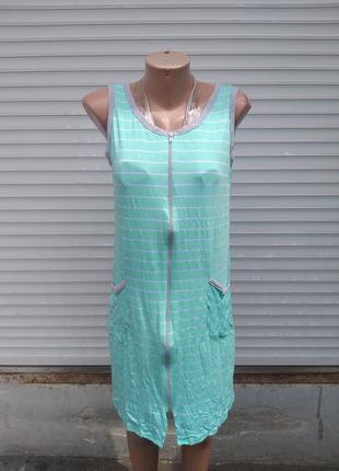 Женский турецкий халат вискоза 100% натуральная ткань3 фото