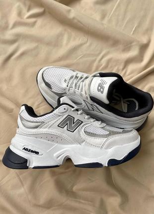 New balance 990 nb white blue новинка трендові білі кросівки баланс з сіткою демісезон унісекс белые брендовые кроссовки с сеткой женские мужские9 фото