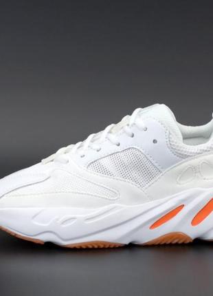 Женские кроссовки adidas yeezy boost 700 white 36-408 фото