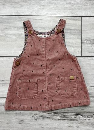 Велюровый сарафан zara