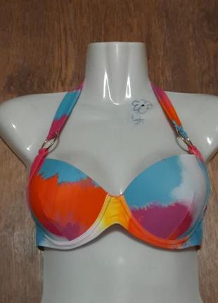 Брендовий верх купальника  р.34 b  від matalan нюанси кісточки поролон