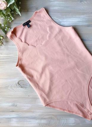 Нюдовий топ боді new look базовий боді