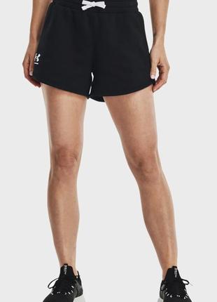 Жіночі чорні шорти rival fleece short