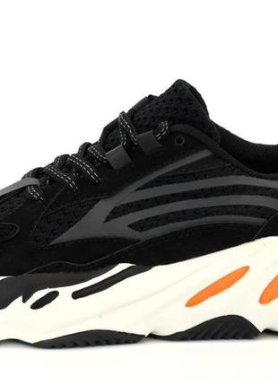 Женские кроссовки adidas yeezy boost 700 v2 black white 36-37-38-39-403 фото