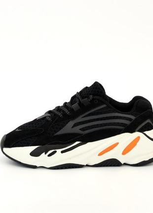 Женские кроссовки adidas yeezy boost 700 v2 black white 36-37-38-39-406 фото