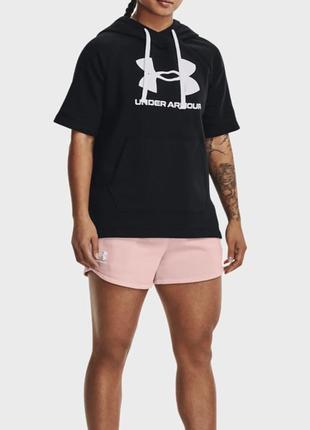 Рожеві жіночі шорти rival fleece short2 фото