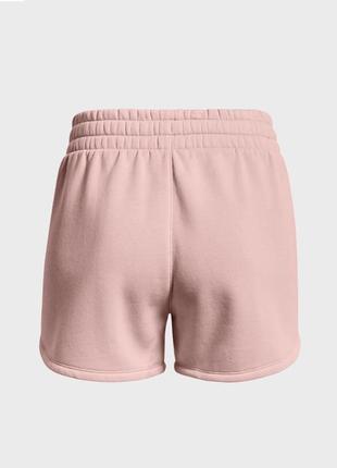 Розовые женские шорты rival fleece short6 фото