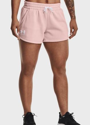 Розовые женские шорты rival fleece short