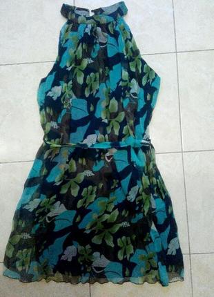 Плаття сукня міді шовкова