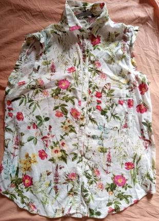 Легкая блуза в принт