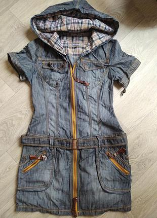 Джинсовое платье