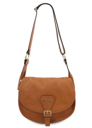 Женская сумка через плечо, кожа, италия tuscany tl142202