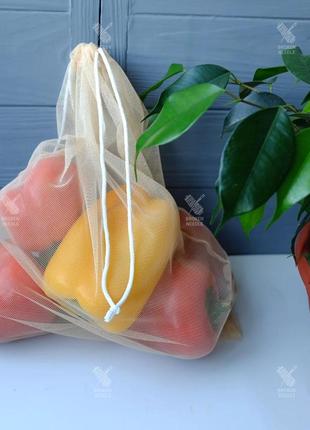 Эко мешок, еко мешочки для покупок, эко пакет, сеточка, фруктовка, мішечки zero weste3 фото