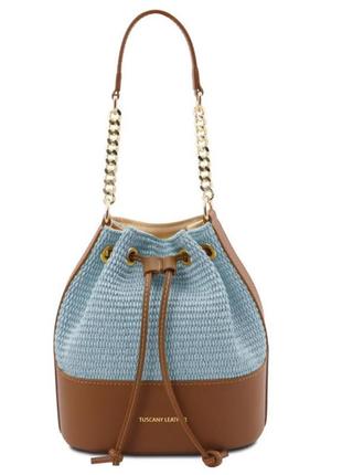 Женская сумка-ведро бакет бэг tuscany tl142207 bucket bag1 фото