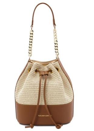 Женская сумка-ведро бакет бэг tuscany tl142207 bucket bag2 фото