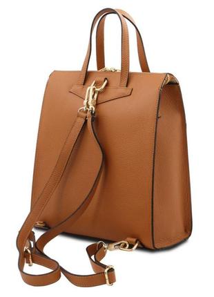 Женский кожаный рюкзак - сумка италия tuscany tl1422116 фото