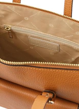 Женский кожаный рюкзак - сумка италия tuscany tl1422119 фото