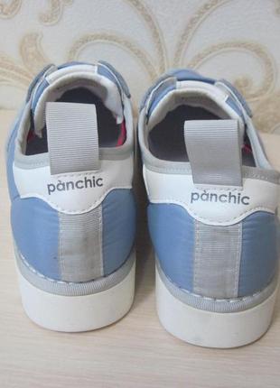 Слипоны, кроссовки panchic серия p05 из нейлона и замши babyblue, италия5 фото