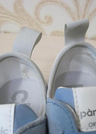 Слипоны, кроссовки panchic серия p05 из нейлона и замши babyblue, италия8 фото