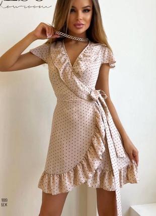 Плаття в горошок
