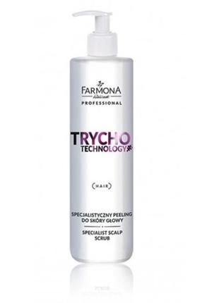 Farmona professional trycho technology кислотный пилинг скраб для кожи головы от выпадения волос2 фото