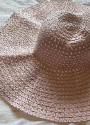 Женская шляпа нежно розового цвета и в цвете беж4 фото