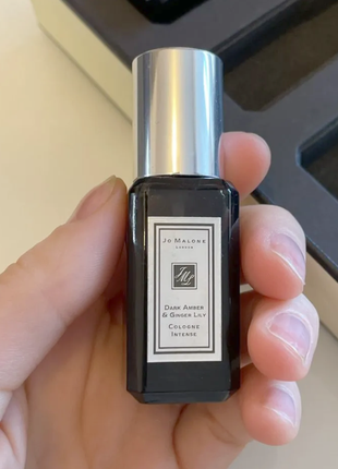 Jo malone dark amber & ginger lily💥оригинал миниатюра travel mini 9 мл spray цена за 1 мл