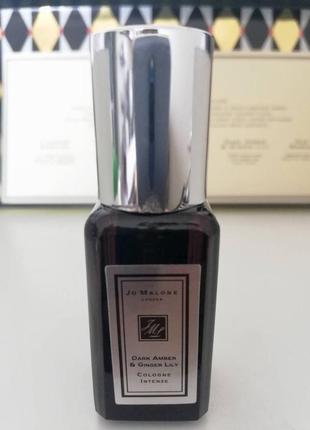 Jo malone dark amber & ginger lily💥оригинал миниатюра travel mini 9 мл spray цена за 1 мл2 фото