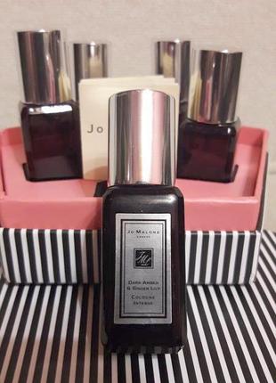 Jo malone dark amber & ginger lily💥оригинал миниатюра travel mini 9 мл spray цена за 1 мл7 фото