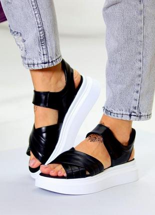 Босоніжки  жіночі натур. італійська шкіра