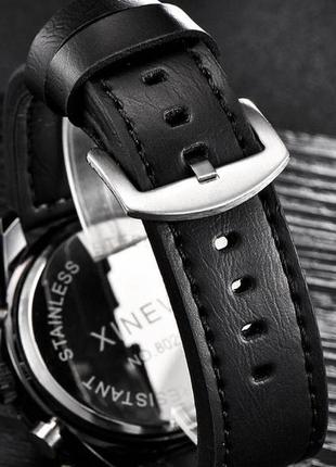 Армейские мужские наручные часы военные с подсветкой секундомером будильником4 фото