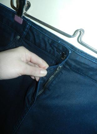Джинсовая,стрейч,темно-синяя юбка с карманами, большого размера,tcm tchibo8 фото