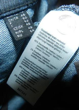 Джинсовая,стрейч,темно-синяя юбка с карманами, большого размера,tcm tchibo10 фото